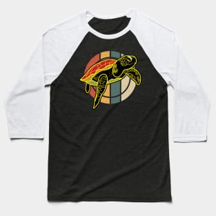 Vintage Sea Turtle Summer Baseball T-Shirt